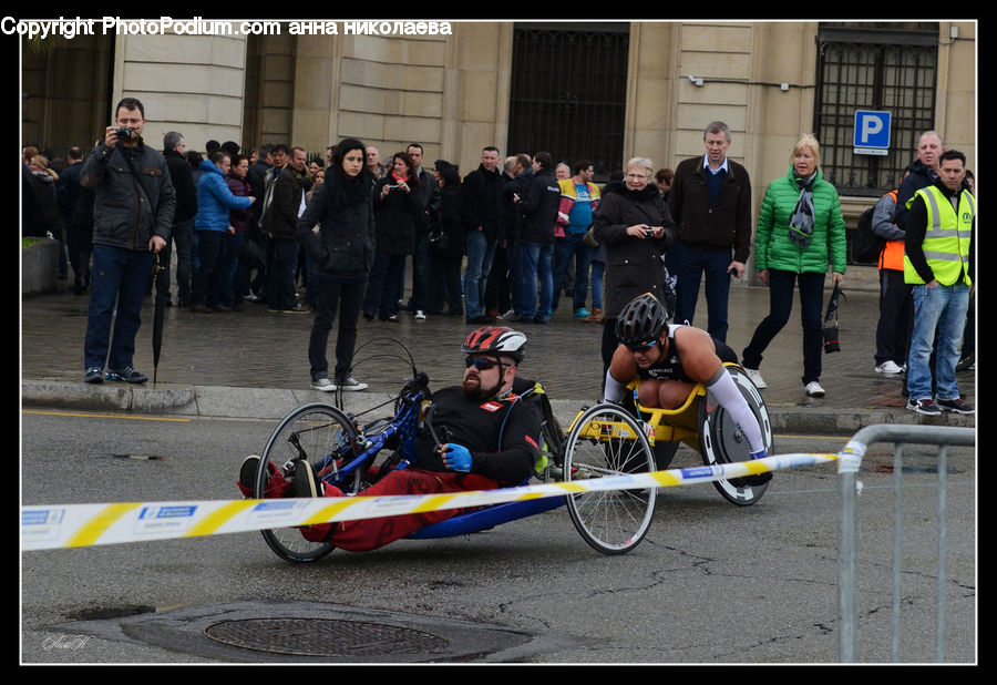 People, Person, Human, Bicycle, Bike, Cyclist, Vehicle