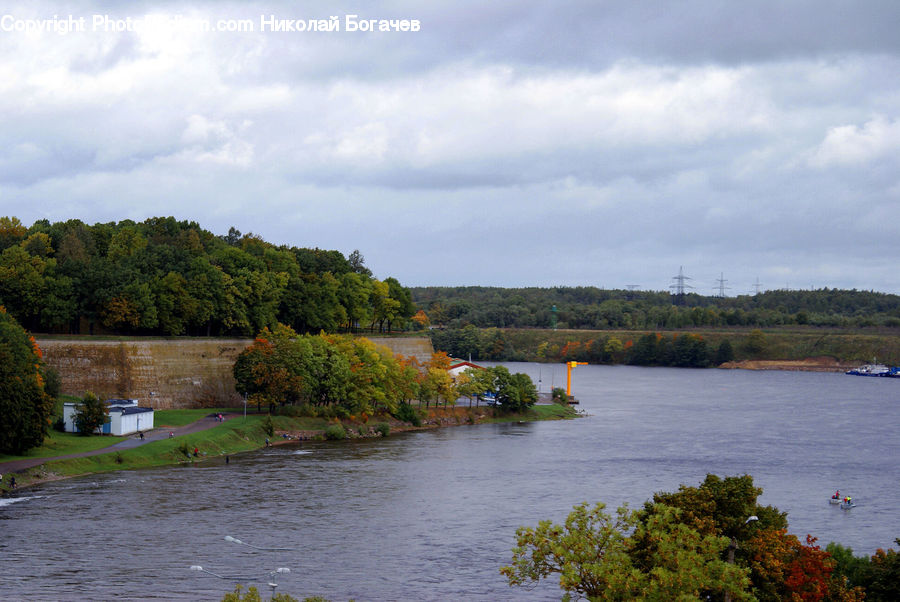 Outdoors, River, Water, Landscape, Nature, Scenery, Hotel