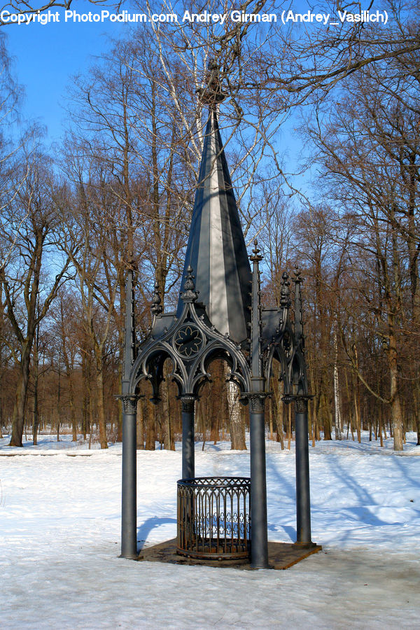 Gazebo, Architecture, Bell Tower, Clock Tower, Tower, Deck, Housing