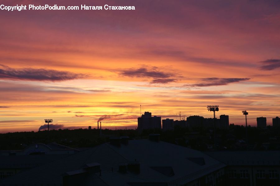 Dawn, Dusk, Red Sky, Sky, Sunrise, Sunset, Outdoors
