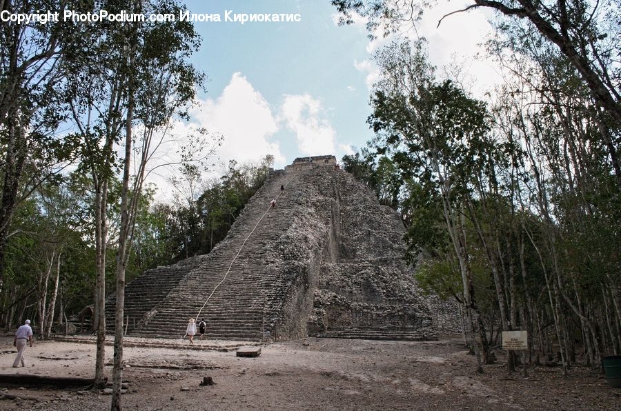 Grassland, Mound, Ancient Egypt, Architecture, Pyramid, Triangle, Forest