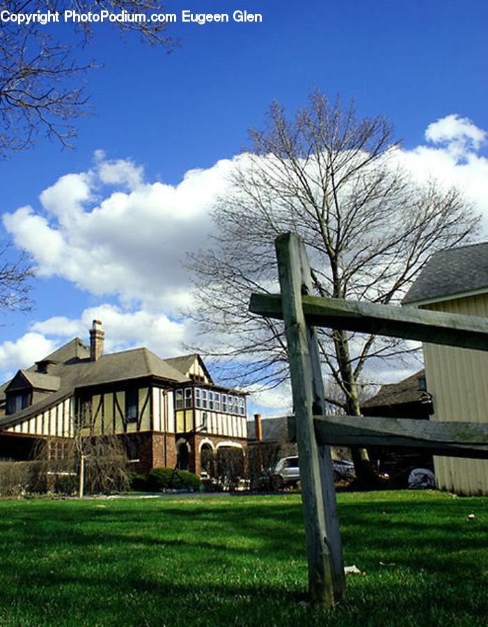 Building, Office Building, Downtown, Neighborhood, Town, Cottage, Housing