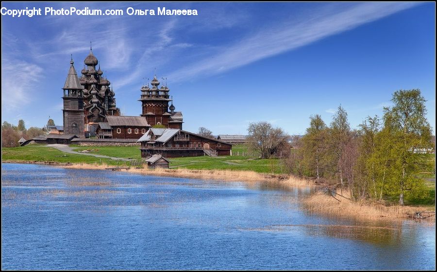 Architecture, Castle, Fort, Ditch, Moat, Cathedral, Church