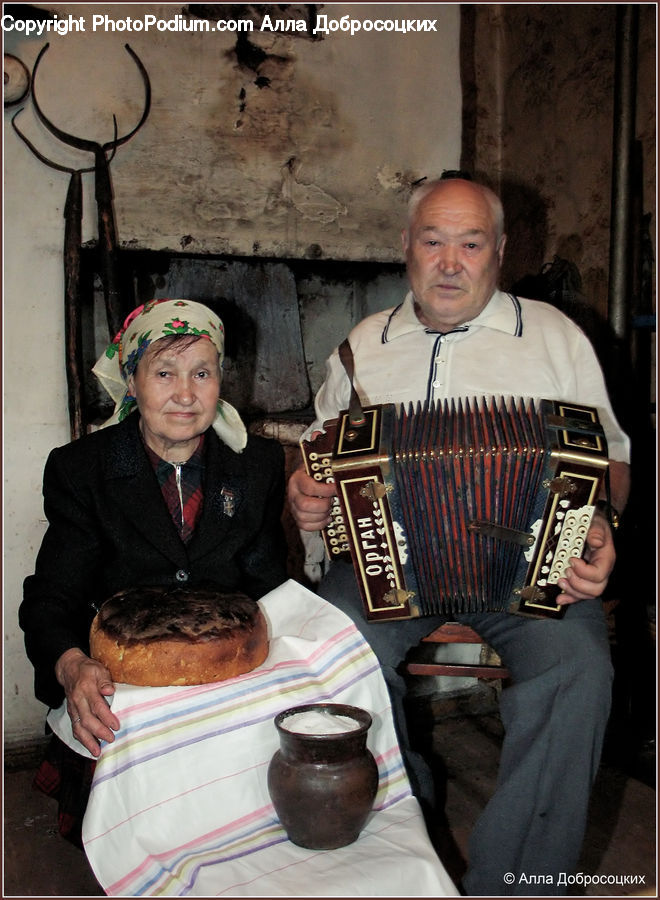 People, Person, Human, Accordion, Musical Instrument, Portrait