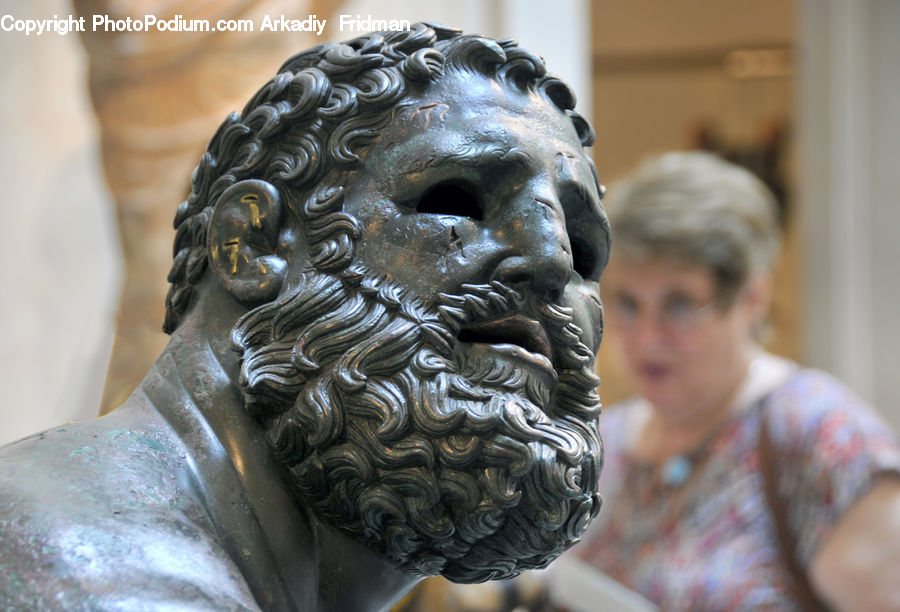 People, Person, Human, Bust, Figurine, Head, Art