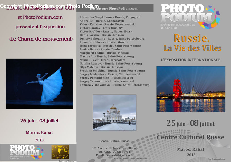 Brochure, Flyer, Paper, Poster, Ballerina, Ballet, Dance