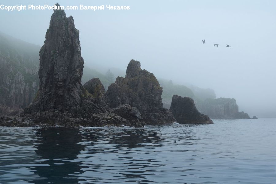 Cliff, Outdoors, Coast, Sea, Water, Promontory, Cove