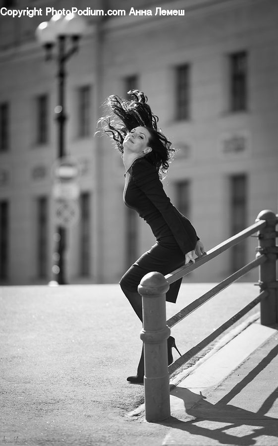 People, Person, Human, Railing, Female, Performer, Portrait