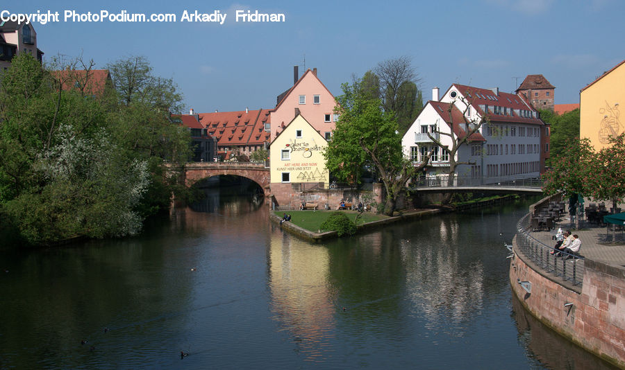 Canal, Outdoors, River, Water, Castle, Ditch, Fort