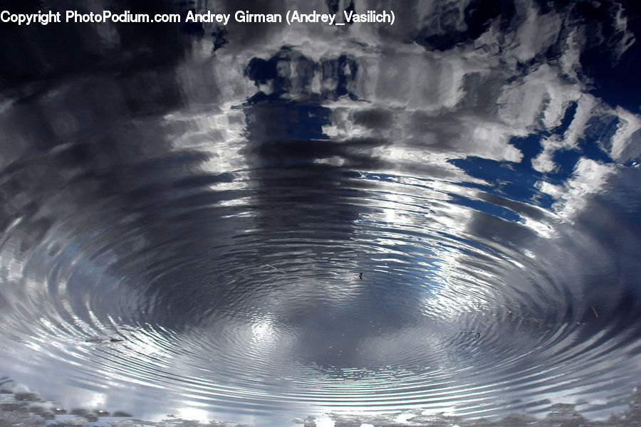 Cloud, Cumulus, Sky, Outdoors, Ripple, Water, Azure Sky