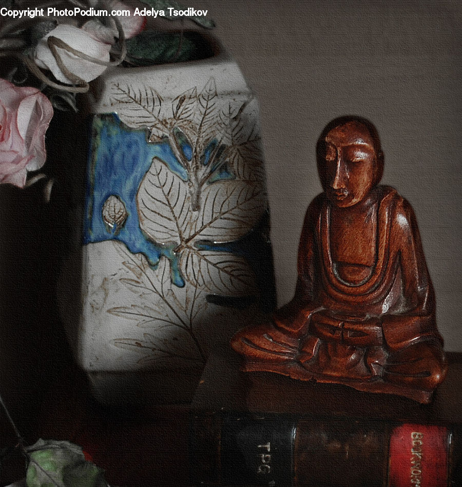 Buddha, Person, Shrine, Temple, People, Human, Bust