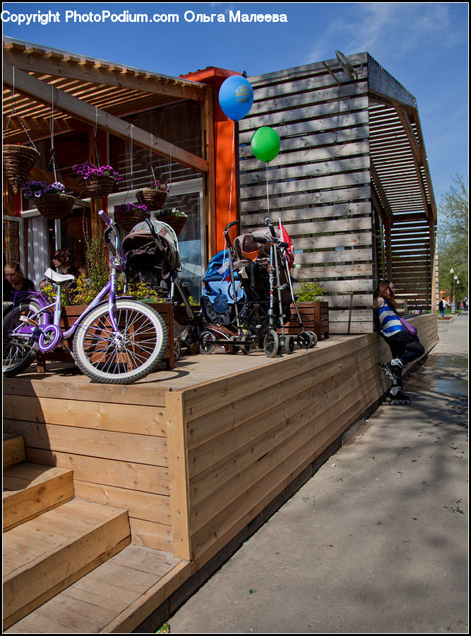 Bicycle, Bike, Vehicle, Boardwalk, Deck, Path, Sidewalk
