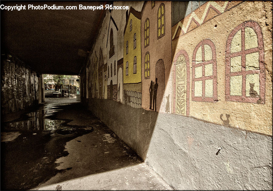 Alley, Alleyway, Road, Street, Town, Corridor, Pavement