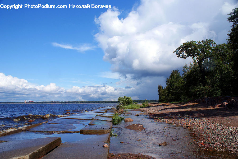 Beach, Coast, Outdoors, Sea, Water, Cloud, Cumulus