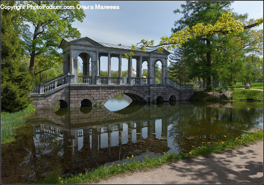 Gazebo, Outdoors, Pond, Water, Patio, Pergola, Porch