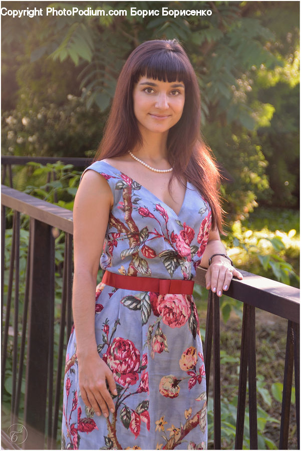 People, Person, Human, Bench, Apron, Clothing, Dress
