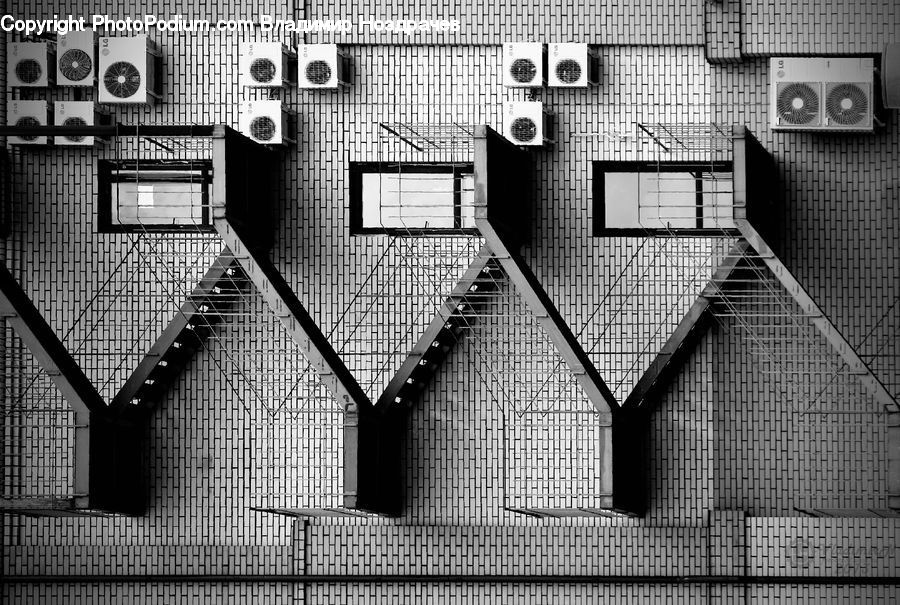 Brick, Fence, Wall, Building, City, High Rise, Console