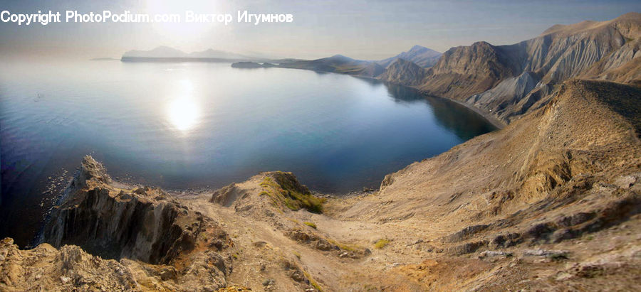 Crater, Canyon, Outdoors, Valley, Mountain, Mountain Range, Promontory
