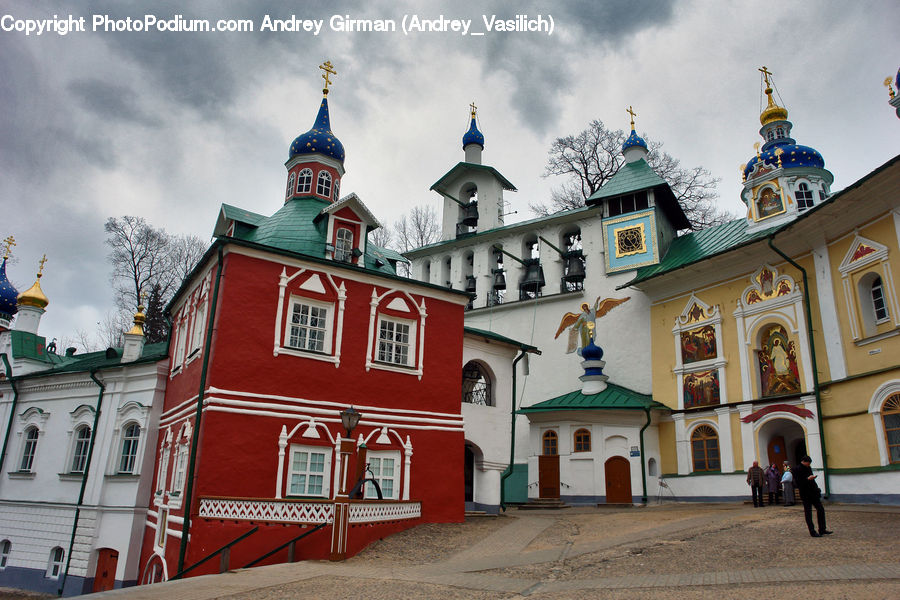 Architecture, Church, Worship, Tower, Downtown, Plaza, Town