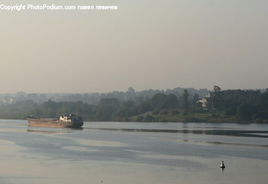 Ferry, Freighter, Ship, Tanker, Vessel, Landscape, Nature