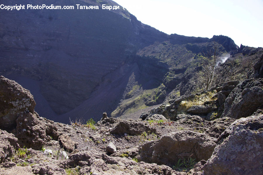 Crest, Mountain, Outdoors, Peak, Canyon, Valley, Rock