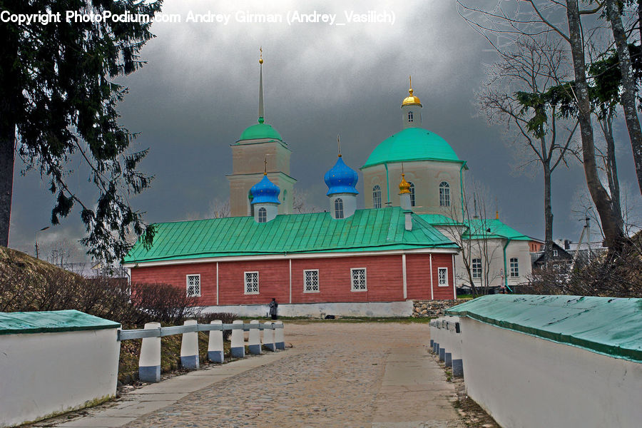 Architecture, Dome, Mosque, Worship, Downtown, Neighborhood, Town