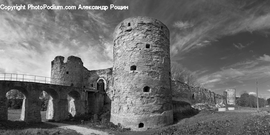 Architecture, Castle, Fort, Ruins, Arch