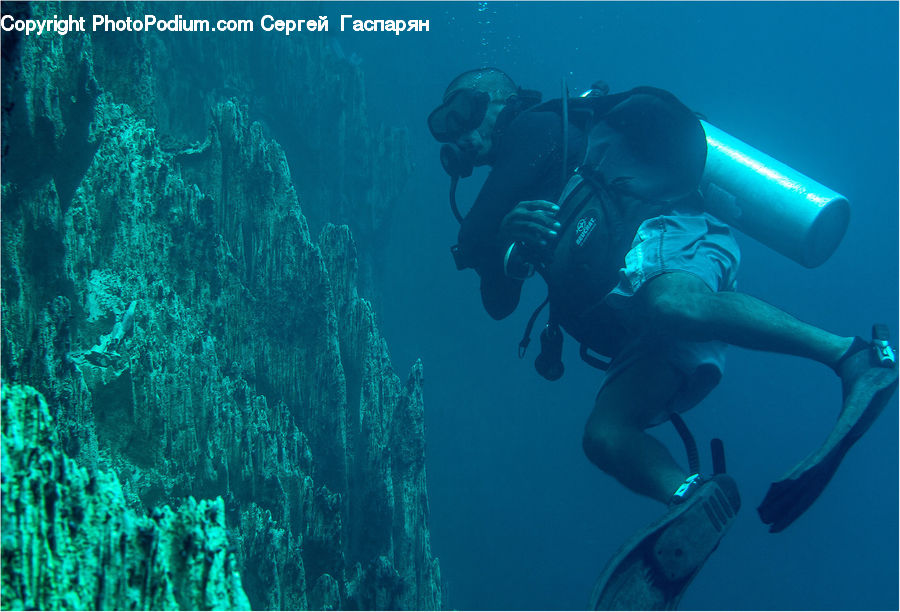 Diver, Diving, Sport, Water, Person