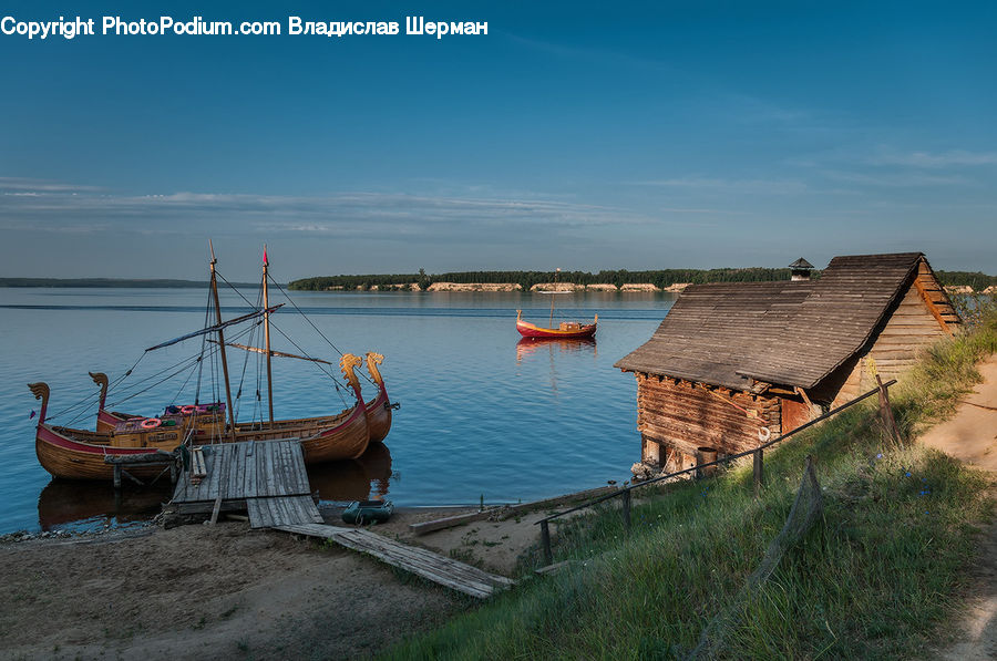 Boat, Watercraft, Dinghy, Cabin, Hut, Rural, Shack