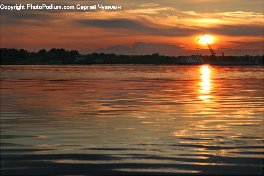 Dawn, Dusk, Red Sky, Sky, Sunrise, Sunset, Outdoors