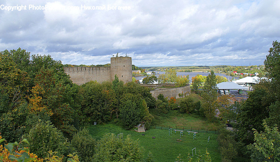 Fence, Hedge, Plant, Architecture, Castle, Fort, Building