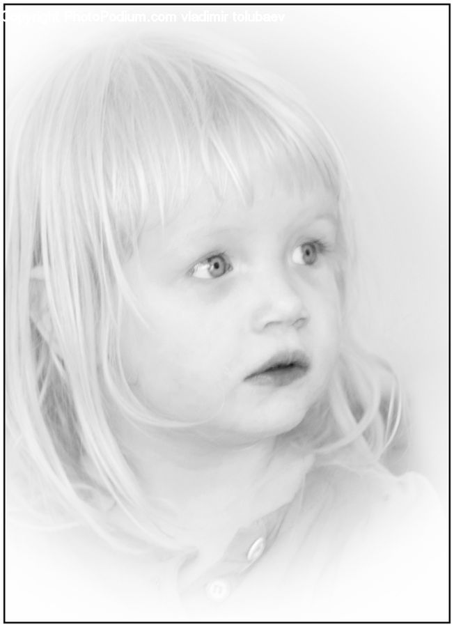 People, Person, Human, Portrait, Face, Drawing