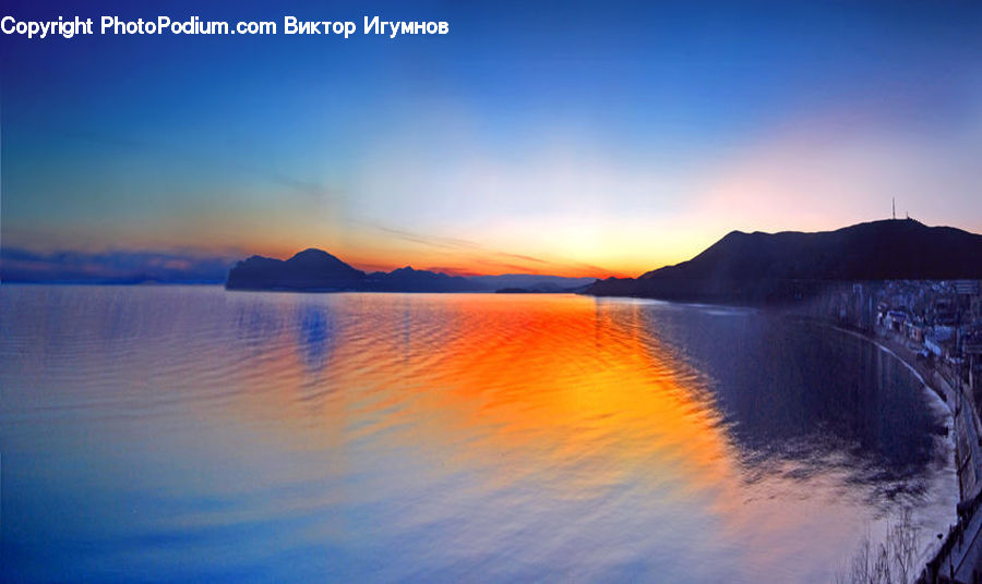 Dawn, Dusk, Sky, Sunrise, Sunset, Coast, Outdoors