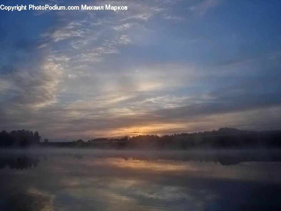 Dawn, Dusk, Sky, Sunrise, Sunset, Azure Sky, Cloud