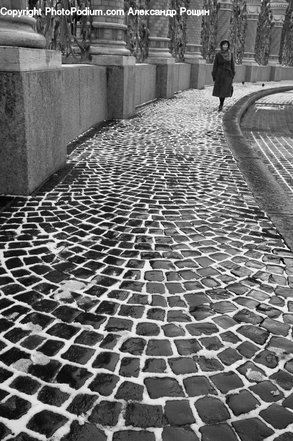 Cobblestone, Pavement, Walkway, Brick, Boardwalk, Path, Sidewalk