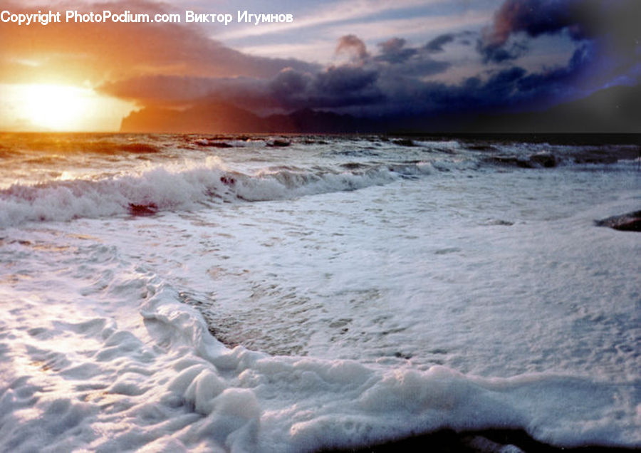 Ocean, Outdoors, Sea, Water, Azure Sky, Cloud, Sky