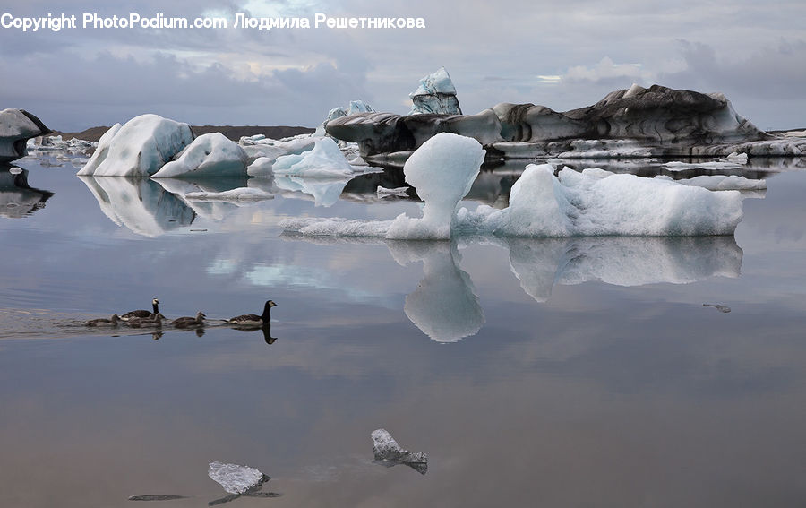 Arctic, Ice, Iceberg, Outdoors, Snow, Glacier, Mountain