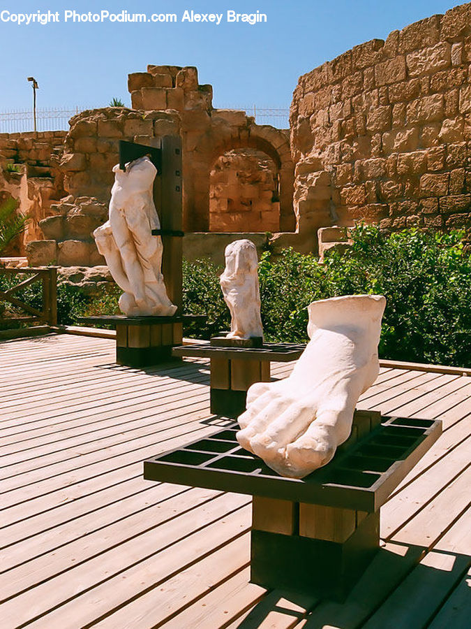 Plant, Potted Plant, Art, Sculpture, Statue, Ancient Egypt, Balcony