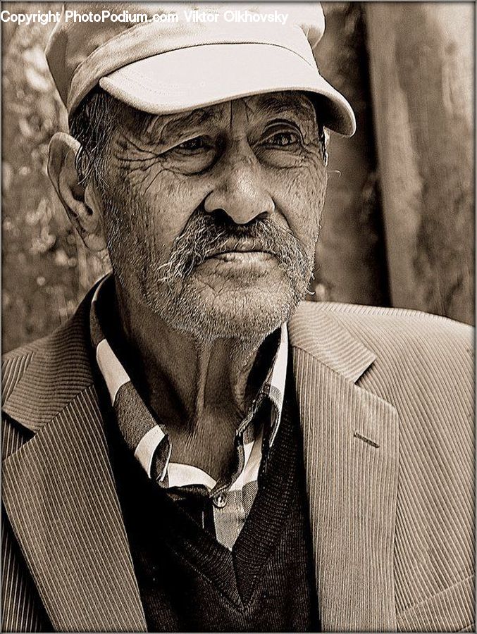 People, Person, Human, Coat, Overcoat, Man, Portrait