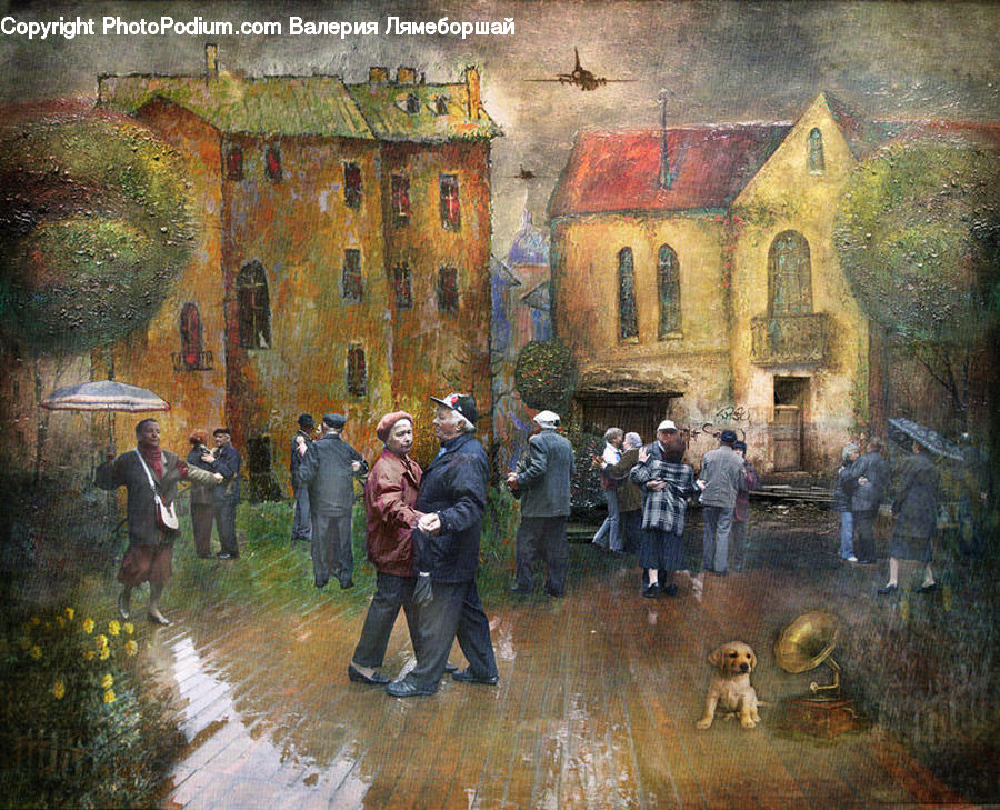 People, Person, Human, Art, Painting, Mosaic, Tile