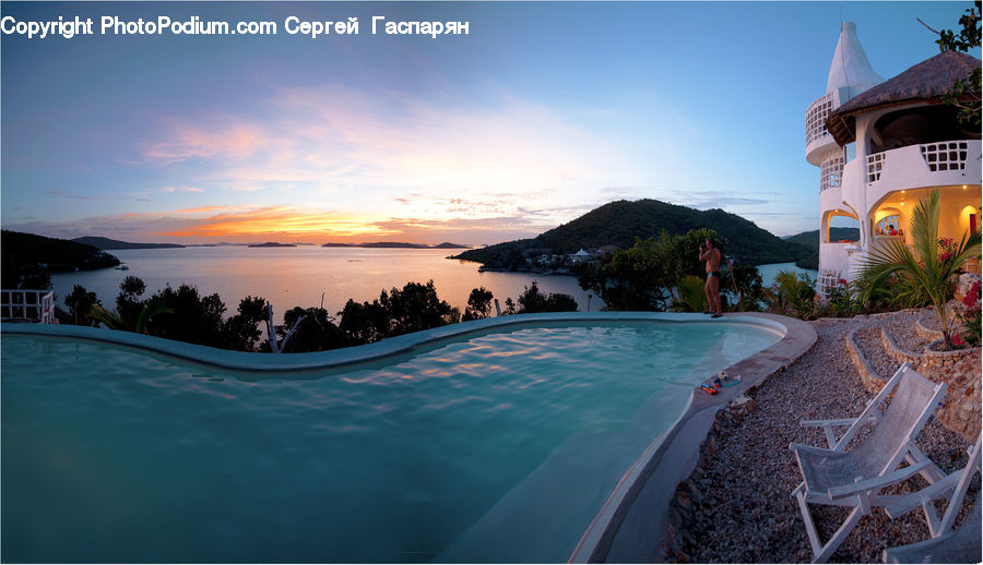 Hotel, Resort, Chair, Furniture, Building, Hacienda, Villa
