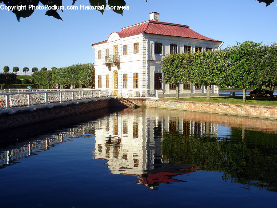Castle, Ditch, Fort, Moat, Canal, Outdoors, River
