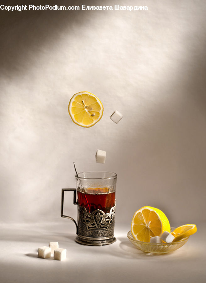 Citrus Fruit, Fruit, Lemon, Alcohol, Beer, Beer Glass, Beverage