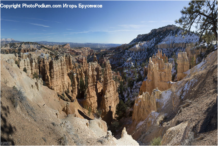 Crest, Mountain, Outdoors, Peak, Canyon, Valley, Nature