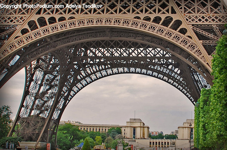 Bridge, Arch, Building, Housing, Villa, City, Downtown