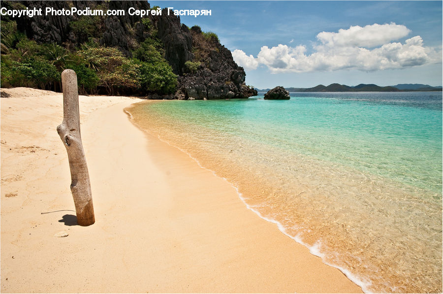 Beach, Coast, Outdoors, Sea, Water, Island, Land