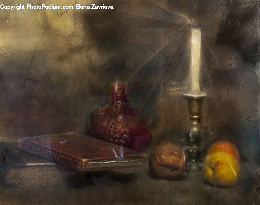 Citrus Fruit, Fruit, Orange, Glass, Goblet, Dining Room, Indoors