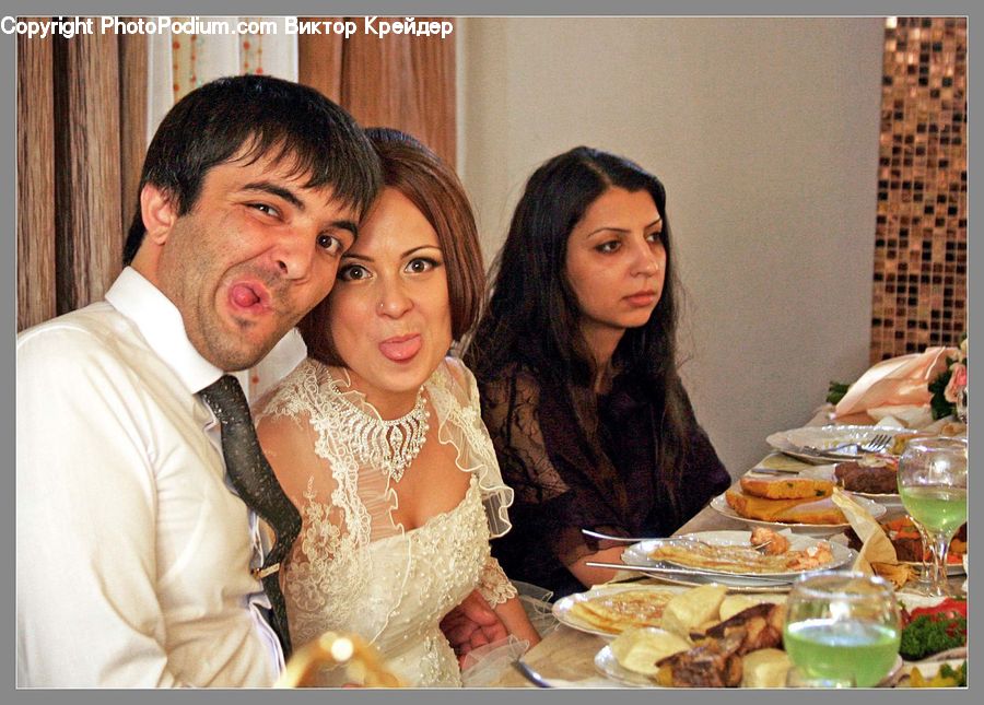 Human, People, Person, Bride, Gown, Wedding, Buffet