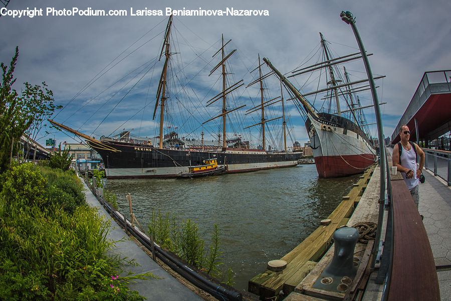 Ship, Vessel, Playground, Canal, Outdoors, River, Water