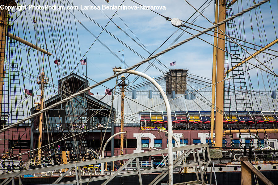 Architecture, Construction, Building, Ship, Vessel, City, Downtown